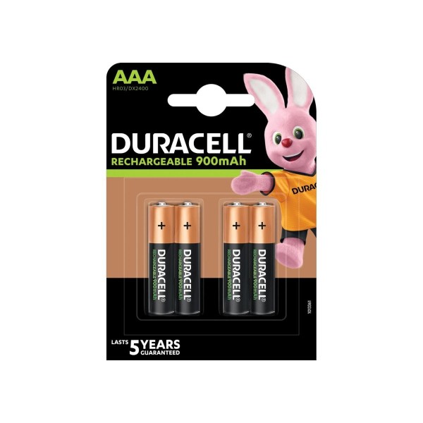 Pila duracell recarg. hr03 900mah. bl4